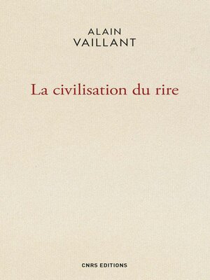 cover image of La Civilisation du rire